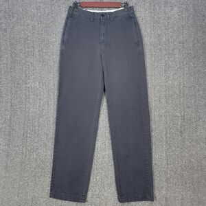 Uniqlo Pants Mens 28x31 Black Straight Leg Cotton Chino